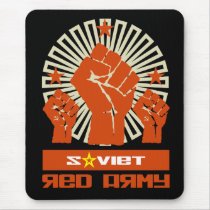 Soviet Red Army 3 Fists Mouse Pads
