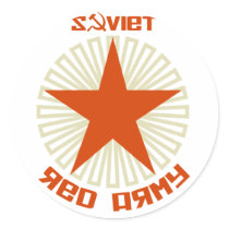 Soviet Red Army Star Sticker
