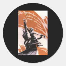 Soviet Round Stickers