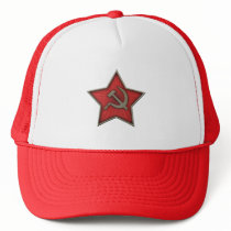 Soviet Star Hammer and Sickle Communist Mesh Hat