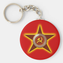 Soviet Star keychain