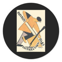 Soviet Round Sticker
