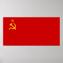Soviet Union Flag Print