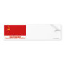 Soviet Union Flag with Full Name Bumper Sticker