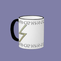 Sowilo Rune gold mugs