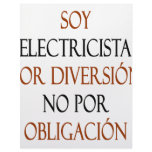 Soy Electricista Por Diversion No Por Obligacion Letterhead Design