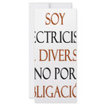 Soy Electricista Por Diversion No Por Obligacion Rack Cards