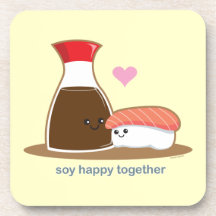 Soy Happy Together Beverage Coasters