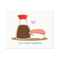 Soy Happy Together Gallery Wrapped Canvas