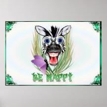 Soyez affiche heureuse