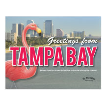 Soyez de Floride - carte postale de Tampa Bay