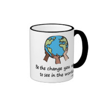 Soyez le changement tasse
