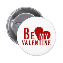 Soyez mon Valentine boutons publicitaires