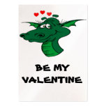 SOYEZ MON VALENTINE - carte de profil de dragon Cartes De Visite Professionnelles