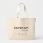 soyez sûr de citer sac fourre-tout