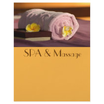 SPA and massage Letterhead Design