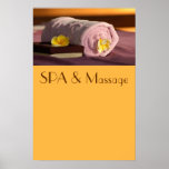 SPA and massage Posters