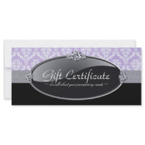 SPA AND SALON GIFT CERTIFICATE