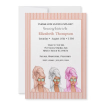 Spa  Bridal Shower Invitation