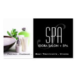 Spa et modèle de carte de visite de massage