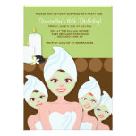 SPA Girls PARTY Birthday or Bridal Shower 5x7 Invite