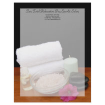 Spa/Massage/Pedicure Salon Scene Black/Colour