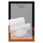 Spa/Massage/Pedicure Salon Scene Black/Colour stationery