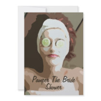 Spa Pamper The Bride Shower Invitation