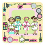 Spa Party Stickers