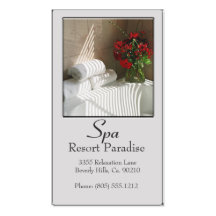 Spa Resort Paradise Massage Business Card Template
