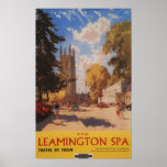 Spa royal, affiche britannique de chemins de fer d