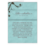 Spa Salon Brochure Greeting Card Watery Blue