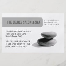 Spa Stones Custom Flyer