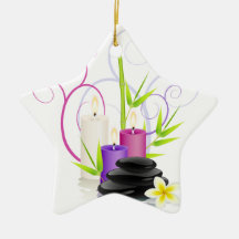 Spa theme christmas ornaments