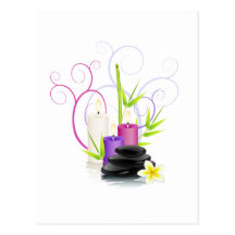 Spa theme post cards