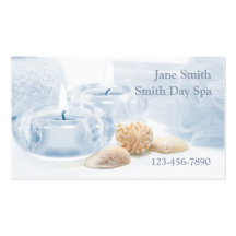 Spa Themed Business Card