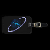 space age strap luggage tags