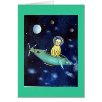 Space Bob Greeting Cards