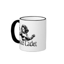Space Cadet Black & White Mugs