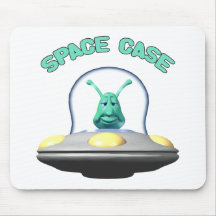Space Case Alien Mousepad