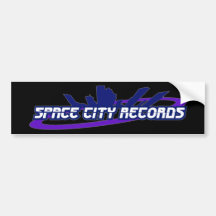 Space City Records Bumper Stickers