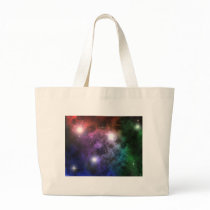 Space Clouds Tote Bags