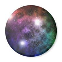 Space Clouds Refrigerator Magnet