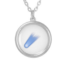 Space Comet Personalized Necklace