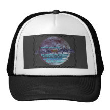 Space Cowboyanapolis 500-Completely Over The Moon! Trucker Hats