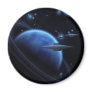 Space craft near gas giant
