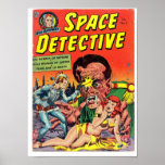 Space Detective from Golden Age Comic Art Posters