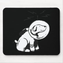 Space Dog Mouse Pad