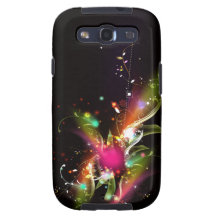 Space floral galaxy phone cover samsung galaxy SIII covers
