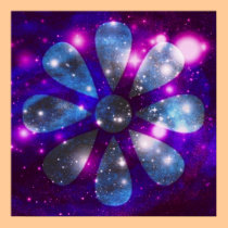Space Flower posters